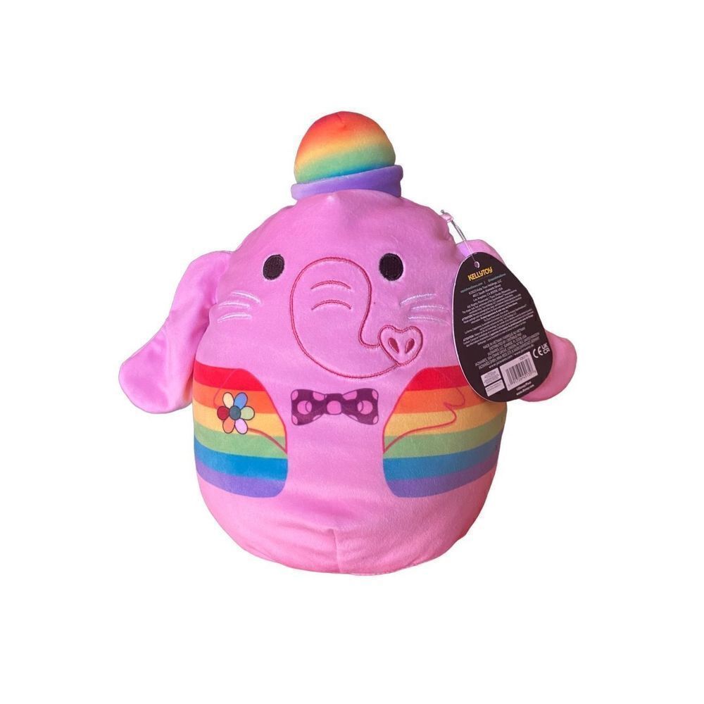 Squishmallow bing bong, pink elephant, Disney, pride, collection, 8 inches